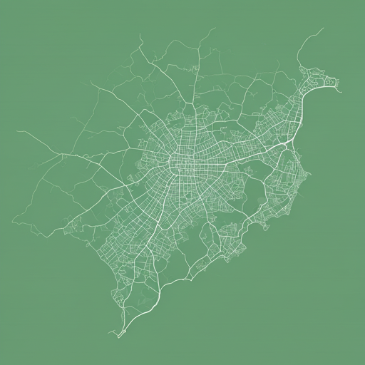Mapa ilustrativo de Málaga capital